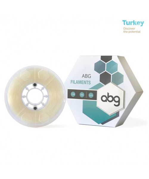 Abg Natural Transparan PLA Plus Filament 1.75 mm