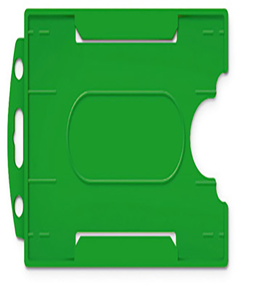 Mas Plastik Kart Muhafaza Dikey 54X86 Yeşil 50 Li 3522