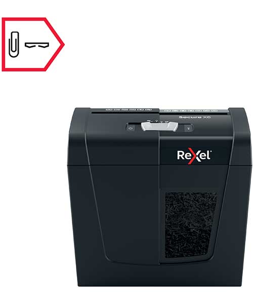 Rexel Secure X6 EU, Ev Tipi Evrak İmha Makinesi Siyah 2020122EU