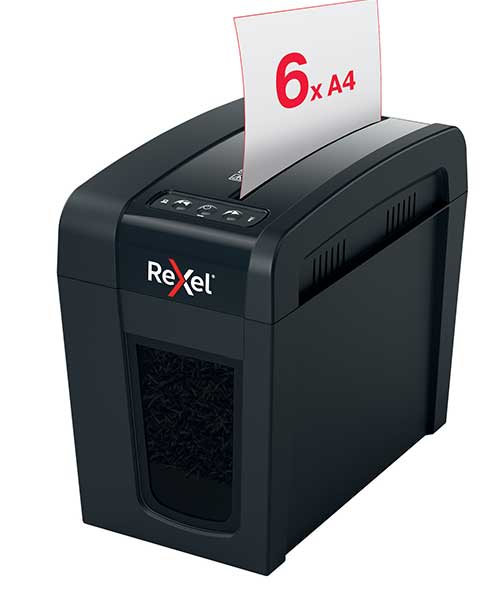 Rexel Secure X6-SL EU, Ev Tipi Evrak İmha Makinesi Siyah 2020125EU