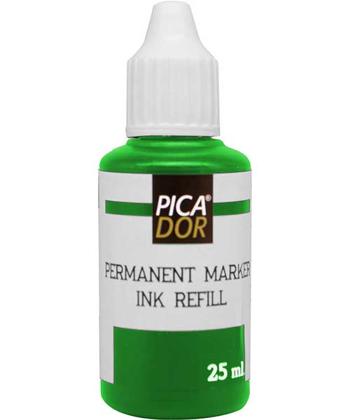 Pıcador Permanent Marker Mürekkebi Yeşil 25Ml Kb 025